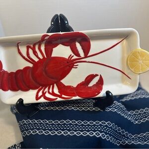 Sonoma Nantucket Red Lobster Ceramic Serving Platter